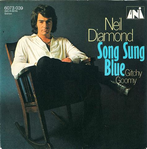 neil diamond song sung blue